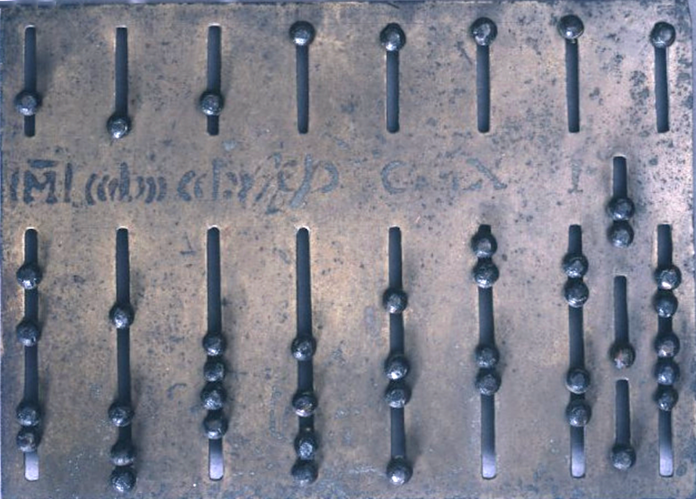 Roman Abacus — ancient two-thousand-year-old counting device